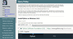 Desktop Screenshot of garrypolley.com